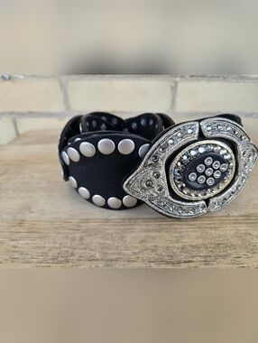 Leather Rock Studded Belt